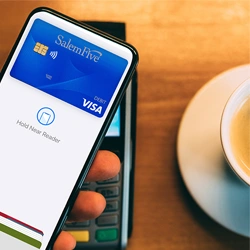 Salem Five Visa Debit Card on Mobile Phone