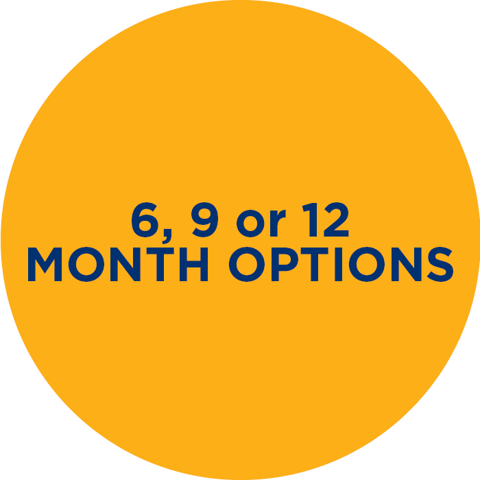 6- 9- or 12-month options