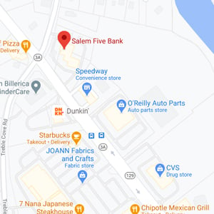 Salem Five Bank 188 Boston Rd Billerica MA Map